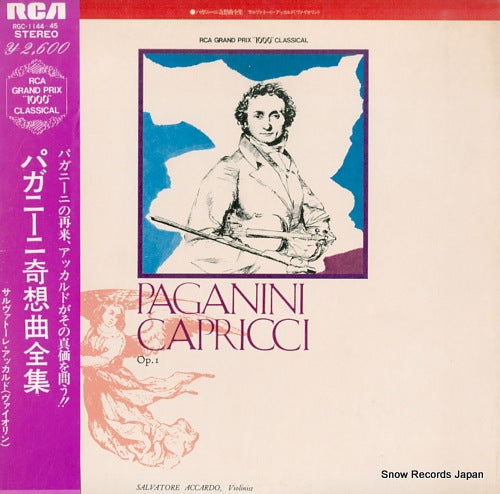 ACCARDO, SALVATORE paganini; capricci op.1 RGC-1144-45
