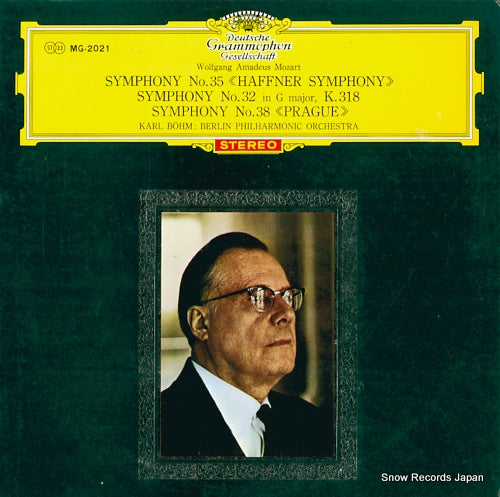 BOHM, KARL mozart; symphony no.35 haffner symphony MG-2021