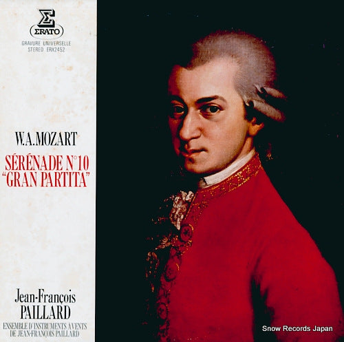 PAILLARD, JEAN-FRANCOIS mozart; serenade no.10 "gran partita" ERX2452
