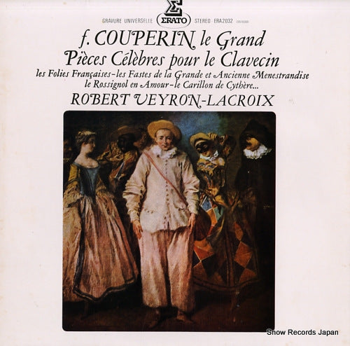 VEYRON-LACROIX, ROBERT francois couperin; pieces celebres pour le clavecin ERA-2032