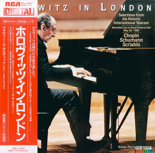 HOROWITZ, VLADIMIR horowitz in london RCL-8367