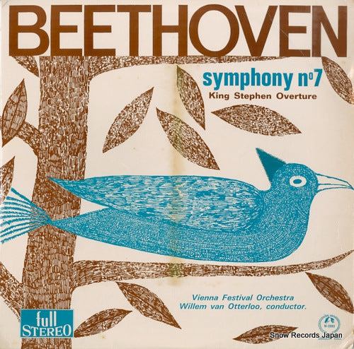 VAN OTTERLOO, WILLEM beethoven; symphony no.7, king stephen overture M-2283