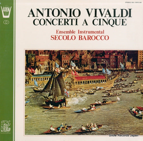 ENSEMBLE INSTRUMENTAL SECOLO BAROCCO vivaldi; concerti a cinque OX-1042-AR
