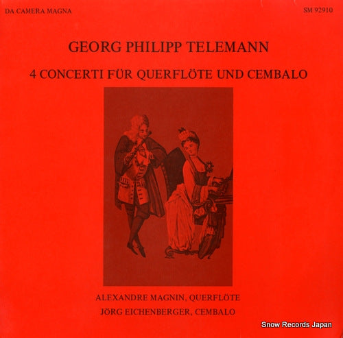 MAGNIN, ALEXANDRE telemann; 4 concerti fur querflote und cembalo SM92910