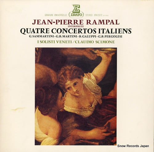 RAMPAL, JEAN-PIERRE martini; concerto en sol majeur pour flute et orchestre a cordes ERX-2372