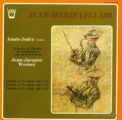 JORDY, ANNIE trois concerti pour violon et orchestre OX-1054-AR