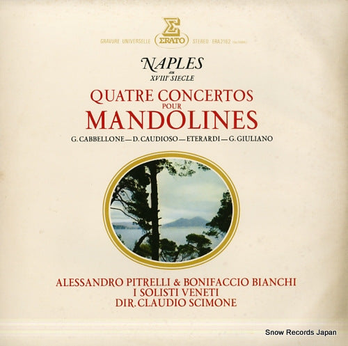 PITRELLI, ALESSANDRO / BONIFACCIO BIANCHI quatre concertos pour mandolines ERA-2162