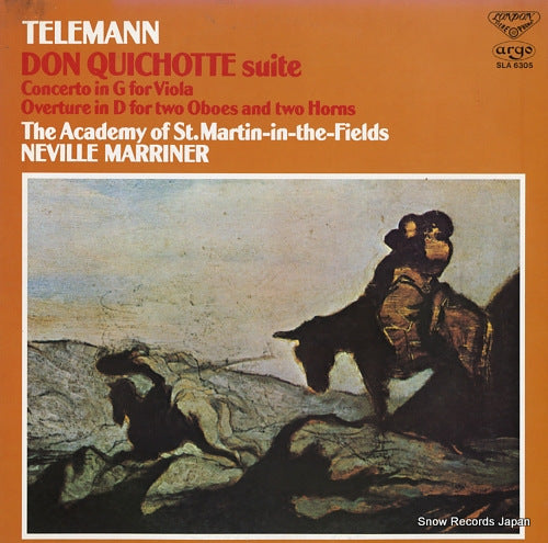 MARRINER, NEVILLE telemann; don quichotte suite SLA6305