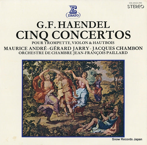 PAILLARD, JEAN-FRANCOIS haendel; cinq concertos OS-2624-RE