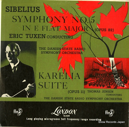 TUXEN, ERIC / THOMAS JENSEN sibelius; symphony no.5 in e flat major (opus 82) LL634