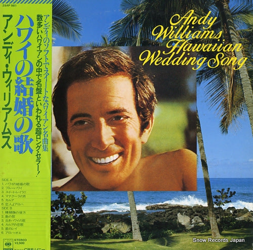 WILLIAMS, ANDY hawaiian wedding song 25AP981