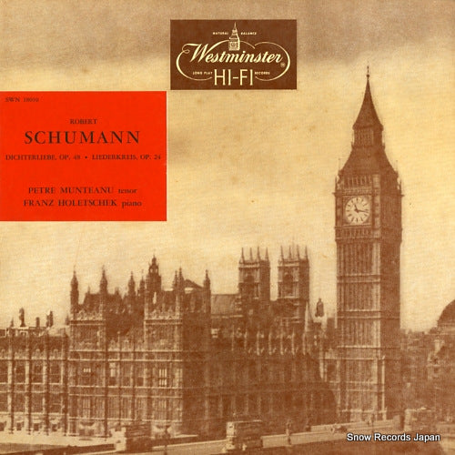 MUNTEANU, PETRE schumann; dichterliebe op.48 SWN18010