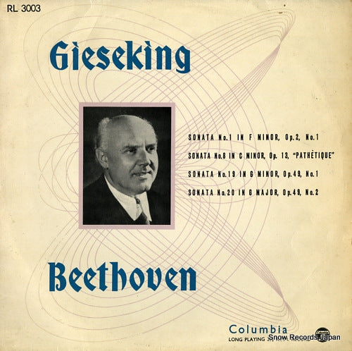 GIESEKING, WALTER beethoven; sonata no.1 in f minor, op.2, no.1 RL3003