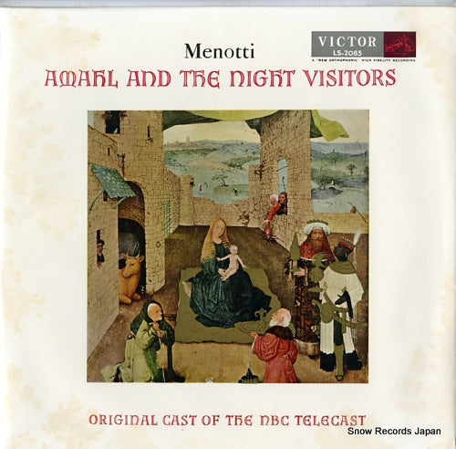 SCHIPPERS, THOMAS menotti; amahl and the night visitors LS-2085
