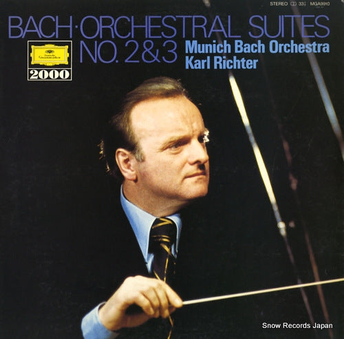 RICHTER, KARL bach; orchestral suite no.2 & 3 MGA9910
