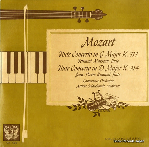 GOLDSCHMIDT, ARTHUR mozart; concerto no.1 in g major k-313 SPL564