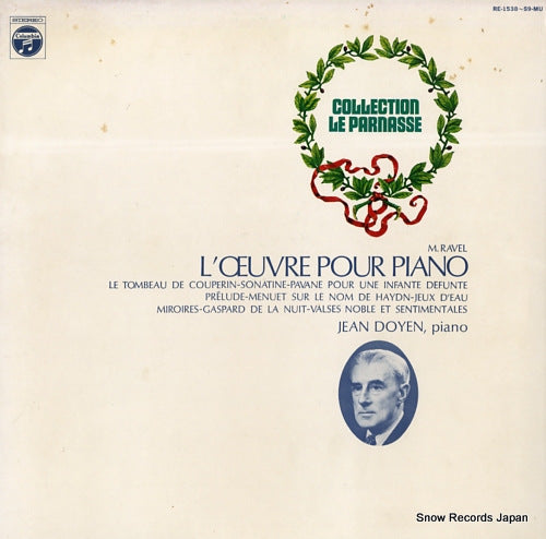 DOYEN, JEAN ravel; l'oeuvre pour piano RE-1538-9MU