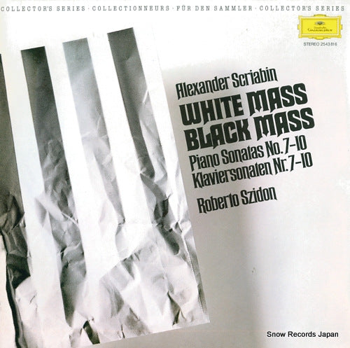 SZIDON, ROBERTO scriabin; white mass, black mass 2543816