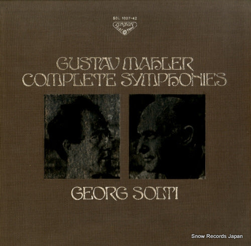 SOLTI, GEORG mahler; complete symphonies SOL1027