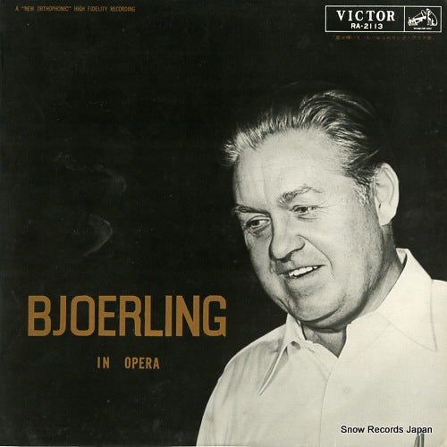 BJOERLING, JUSSI bjoerling in opera RA-2113