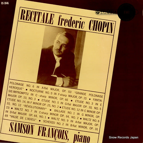 FRANCOIS, SAMSON recitale frederic chopin OS-3046