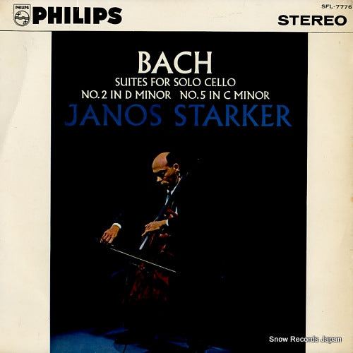 STARKER, JANOS bach; suites for solo cello no.2 in d minor, no.5 in c minor SFL-7776