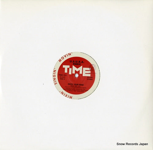 U.S.U.R.A. open your mind(remixes) TIME014
