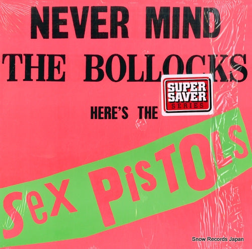 SEX PISTOLS never mind the bollocks BSK3147