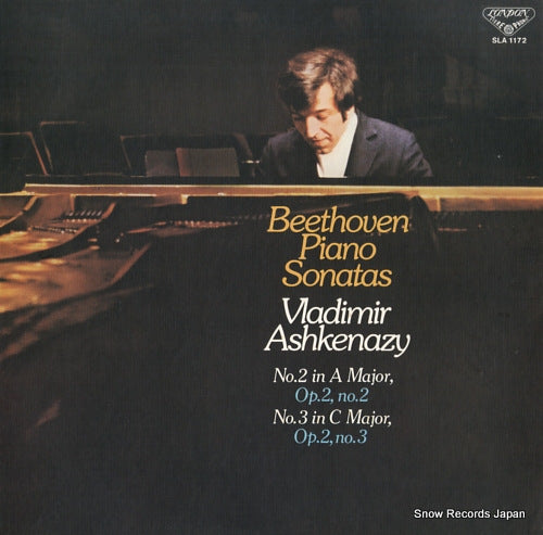 ASHKENAZY, VLADIMIR beethoven; piano sonatas no.2 & no.3 SLA1172