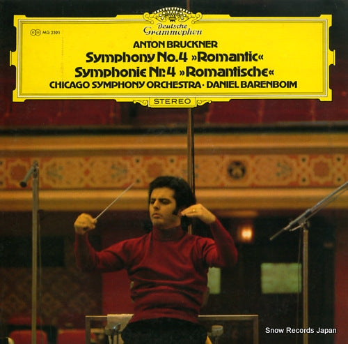 BARENBOIM, DANIEL bruckner; symphony no.4 in e flat major romantic MG2391