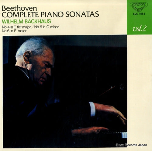 BACKHAUS, WILHELM beethoven; complete piano sonatas vol.2 SLC1882
