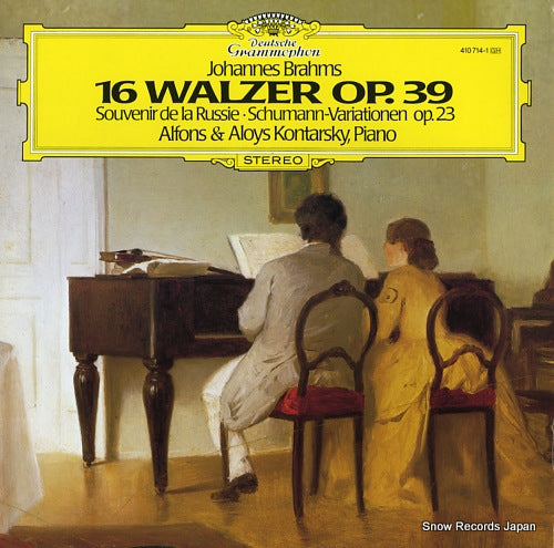 KONTARSKY, ALFONS AND ALOYS brahms; 16 walzer op.39 410714-1