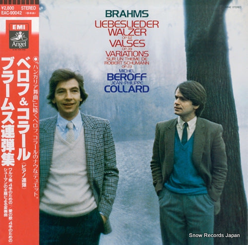 BEROFF, MICHEL, AND JEAN-PHILIPPE COLLARD brahms; liebeslieder walzer op.52 EAC-90042