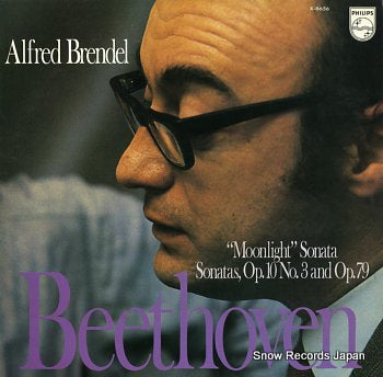BRENDEL, ALFRED beethoven; moonlight sonata op.10 no.3 and op.79 X-8656