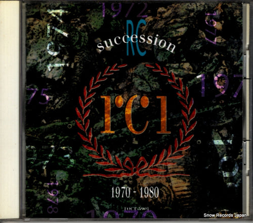 RC SUCCESSION, THE best of the rc succession 1970-1980 TOCT-5901