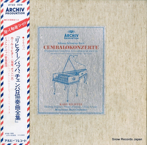 RICHTER, KARL bach; cembalokonzerte 2722009 / 2564039-43