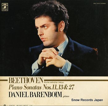 BARENBOIM, DANIEL beethoven; piano sonata nos.11, 13 & 27 EAC-70016