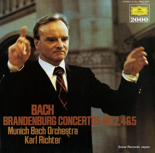 RICHTER, KARL bach; brandenburg concertos no.2, 4 & 5 20MG0347