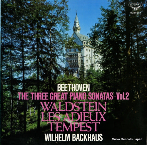 BACKHAUS, WILHELM beethoven; the three great piano sonatas vol.2 SLC1577