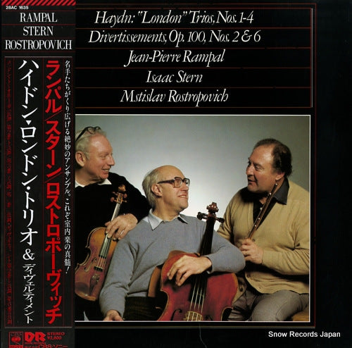 RAMPAL, JEAN-PIERRE haydn; "london" trios, nos.1-4 28AC1635