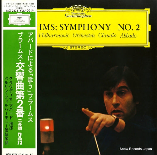 ABBADO, CLAUDIO brahms; symphony no.2 in d major op.73 MG2333