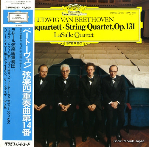 LASALLE QUARTETT beethoven; streichquartett cis-moll op.131 28MG0032