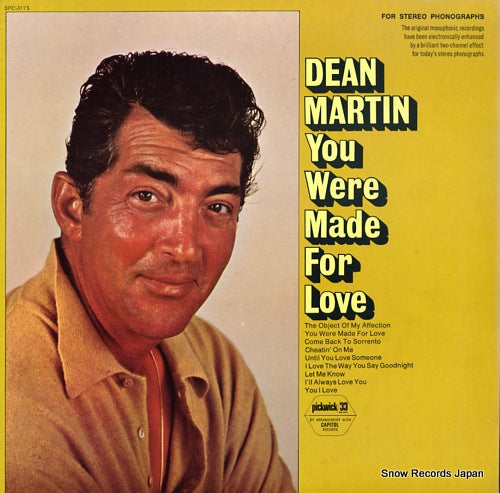 MARTIN, DEAN your were made for love SPC-3175