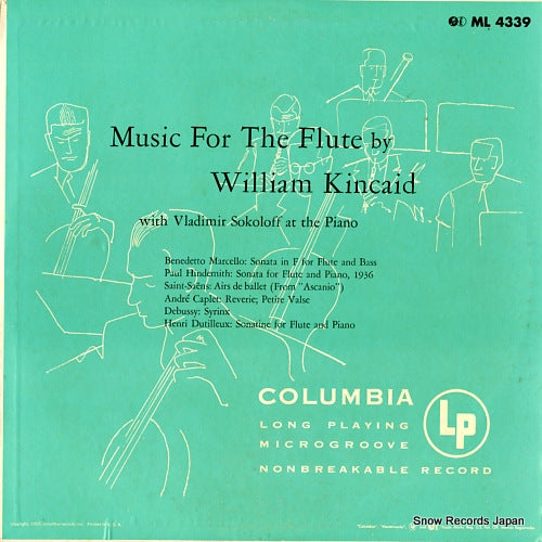 KINCAID, WILLIAM music for the flute ML-4339