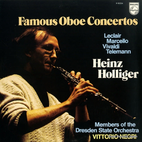 HOLLIGER, HEINZ famous oboe concertos X-8534