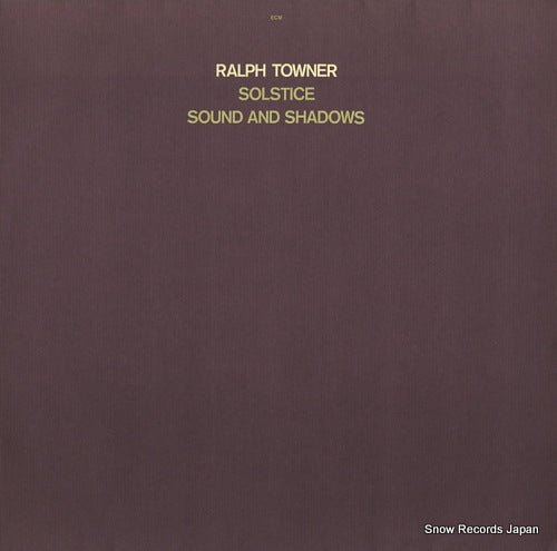 TOWNER, RALPH solstice / sound and shadows ECM1095