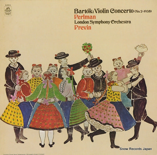PERLMAN, ITZHAK bartok; violin concerto(no.2-1938) S-37014