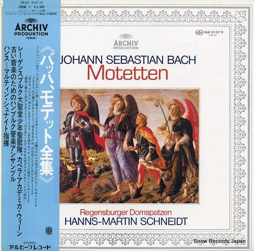 SCHNEIDT, HANNS-MARTIN bach; motetten MAF8107/8