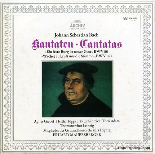 MAUERSBERGER, ERHARD bach; cantatas MA5126