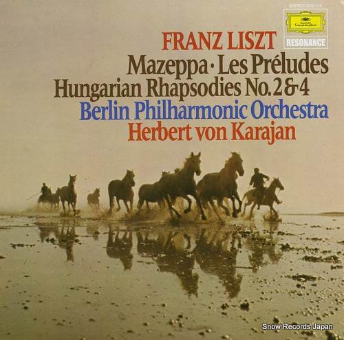 KARAJAN, HERBERT VON liszt; mazeppa, les preludes, hungarian rhapsodies no.2 & 4 2535110